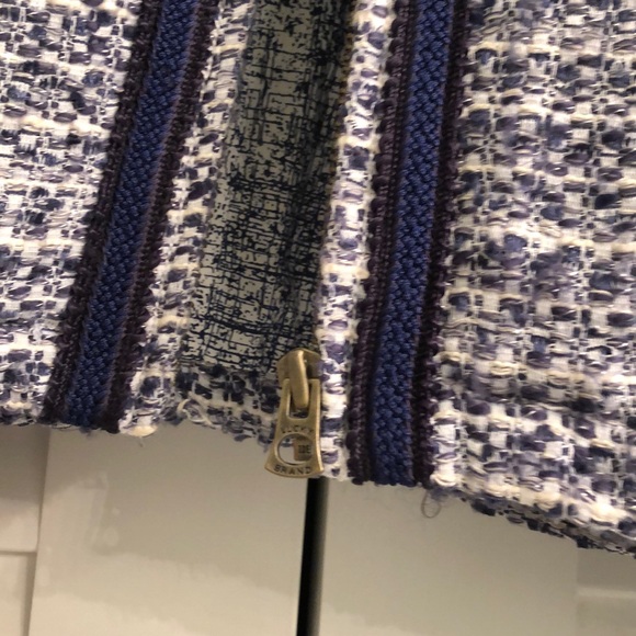 Lucky Brand Tweed Zip Blazer - Picture 2 of 6